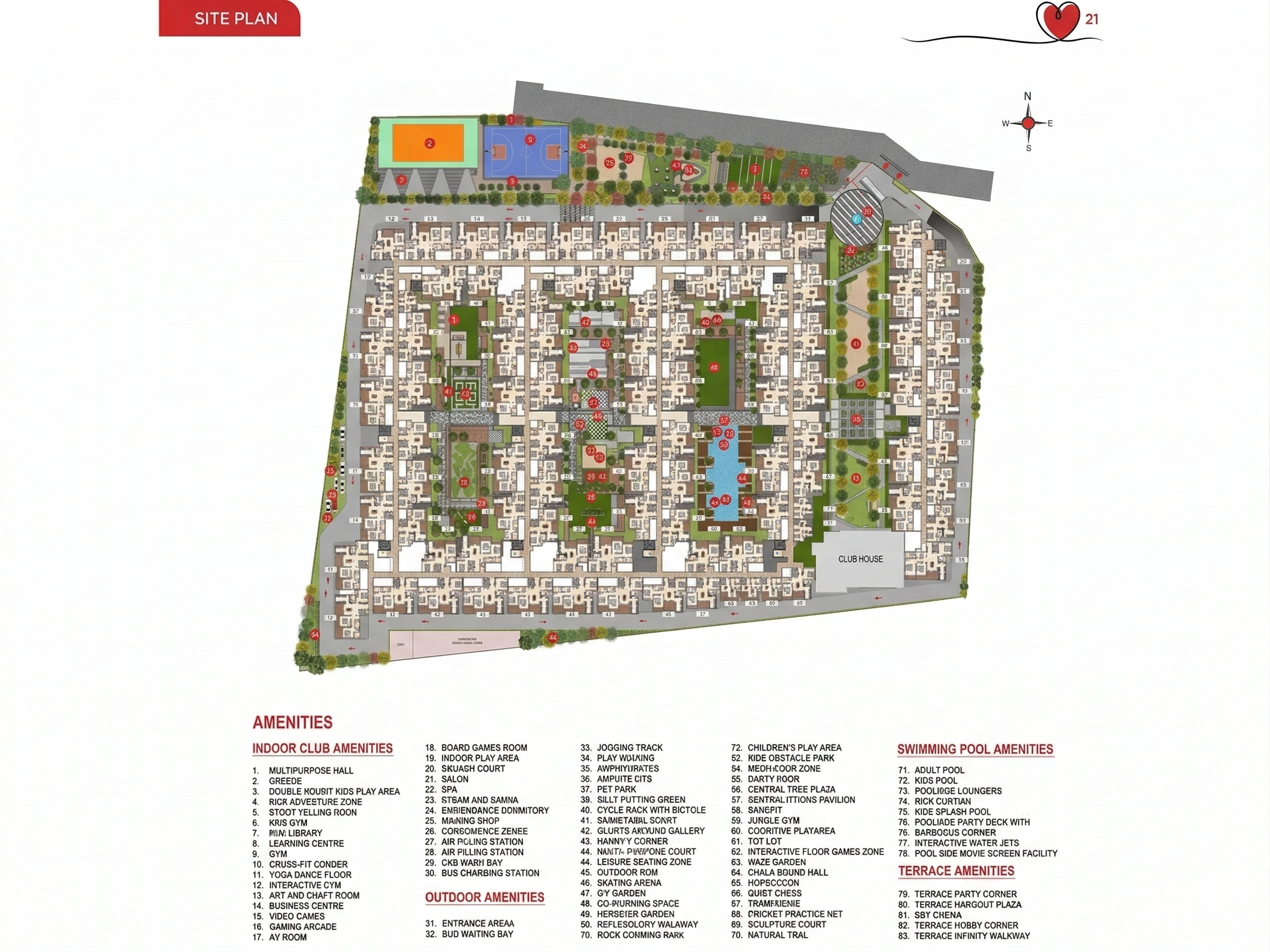 Casagrand Amor master plan